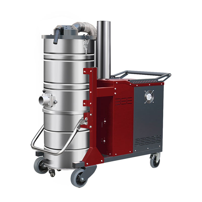 长宁坦洁380V 双桶手动反吹工业吸尘器X8系列